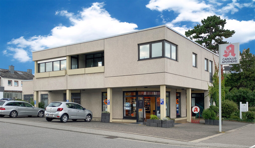 Filiale der Carolus-Apotheke von Außen